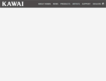 Tablet Screenshot of kawai.co.uk